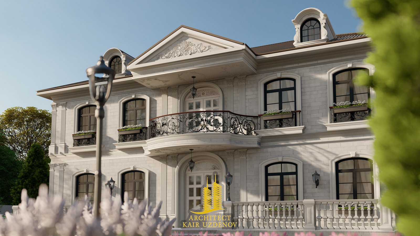 Проект дома в стиле Французский ренесанс