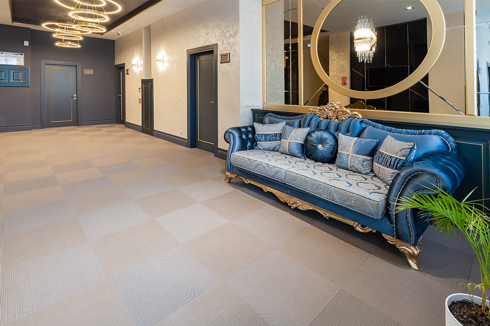 Апарт отель «Семашко» в Гродно. Ковровая плитка Forbo Flotex