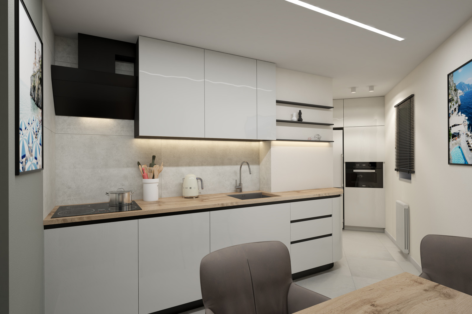 Трёхкомнатная квартира. 85 кв.м.