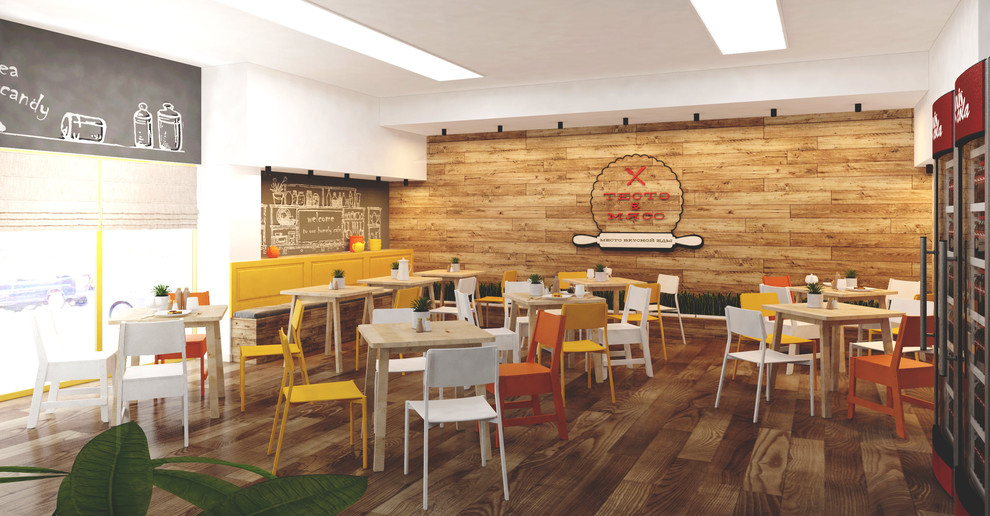 Обложка проекта: Концепция оформления кафе в гипермаркете Касторама