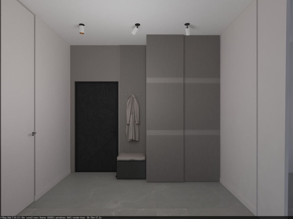 Квартира в стиле минимализм для молодой семьи