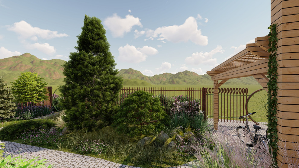 Каменистые устройства на участке 7 соток. "День/Ночь"