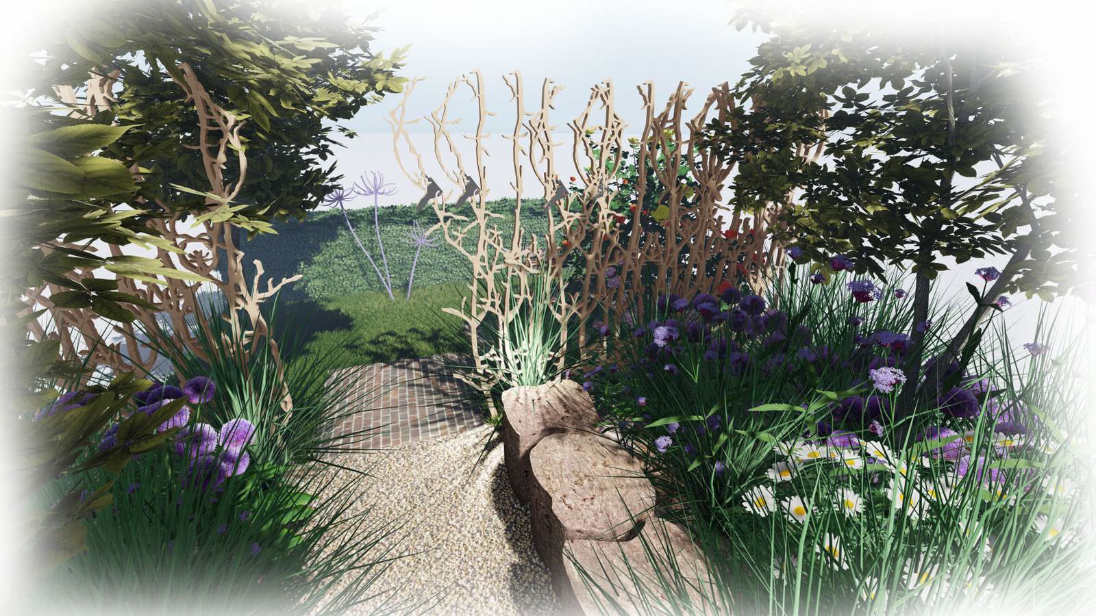 Обложка проекта: Выставочный сад "Контраст времен"