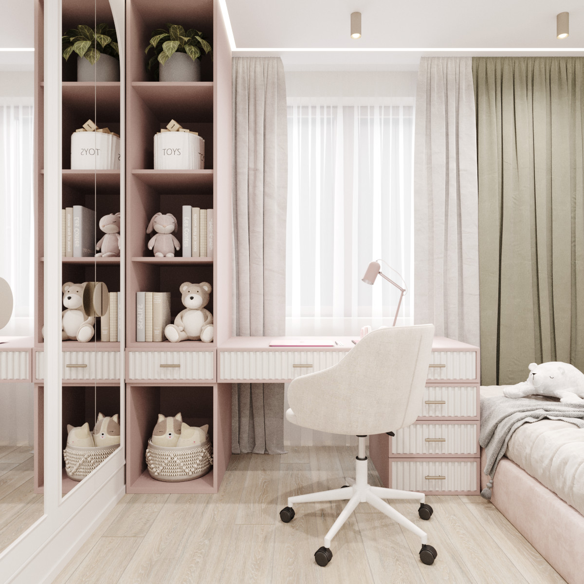 Детская-гостинная в квартире ЖК Юг