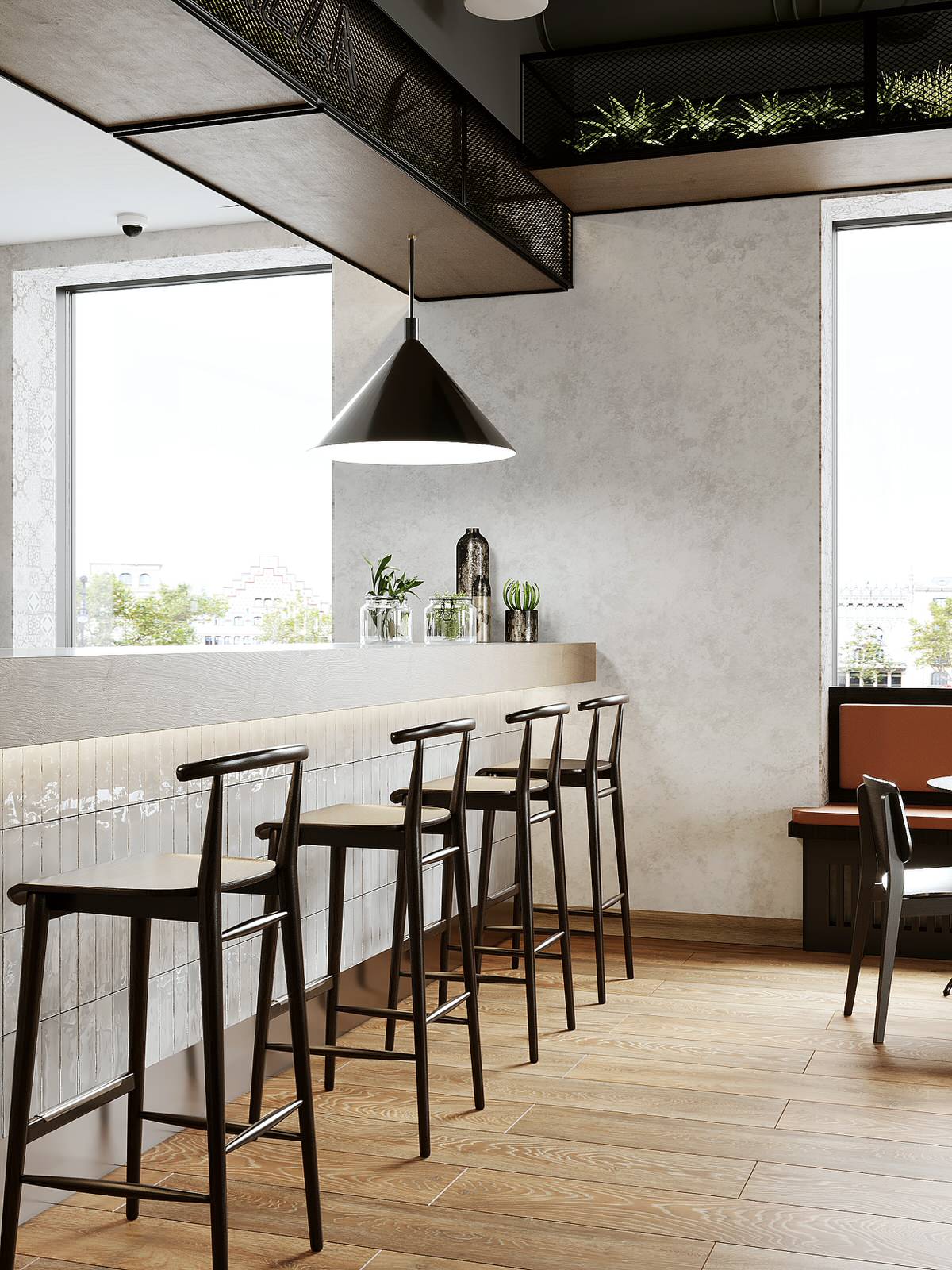 Дизайн-проект пиццерии в Москве