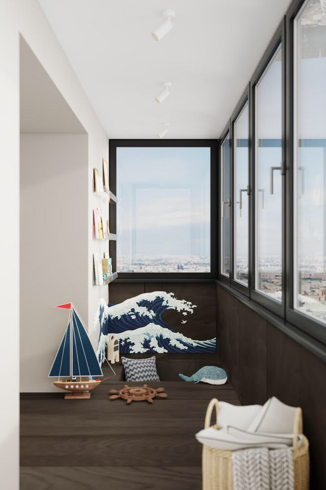 Дизайн-проект квартиры в стиле минимализм (Дыбенко)