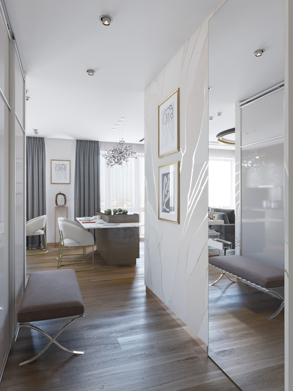 Квартира 43м.кв.В современном стиле