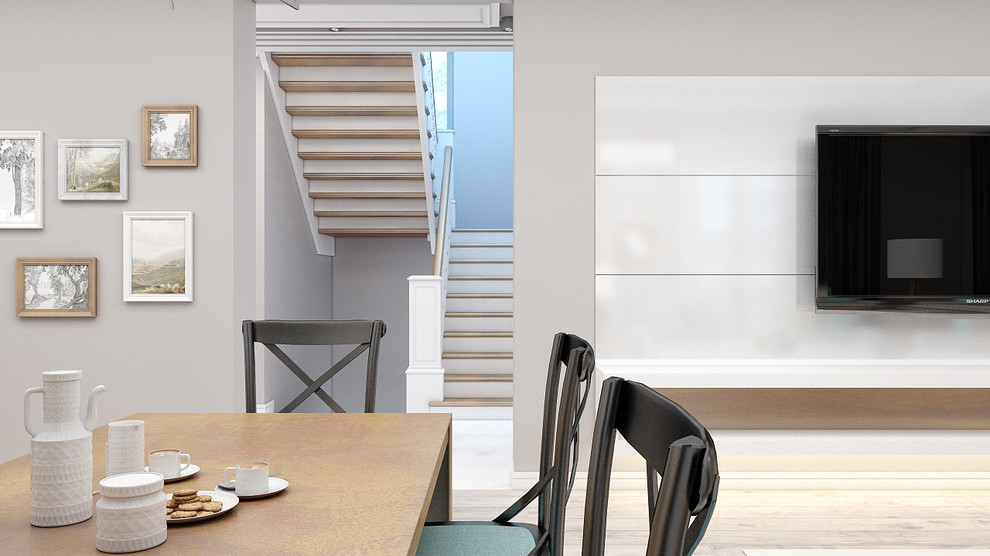 Дизайн первого этажа жилого дома