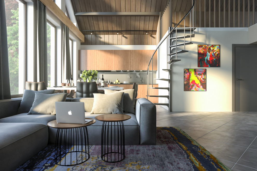 Разработка визуальной концепции шоурума (123 м2) для застройщика в г. Уфа