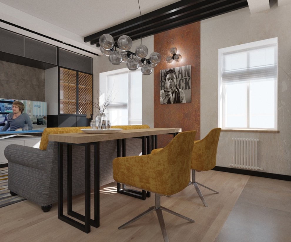 Обложка проекта: Холостяцкий лофт с перспективами