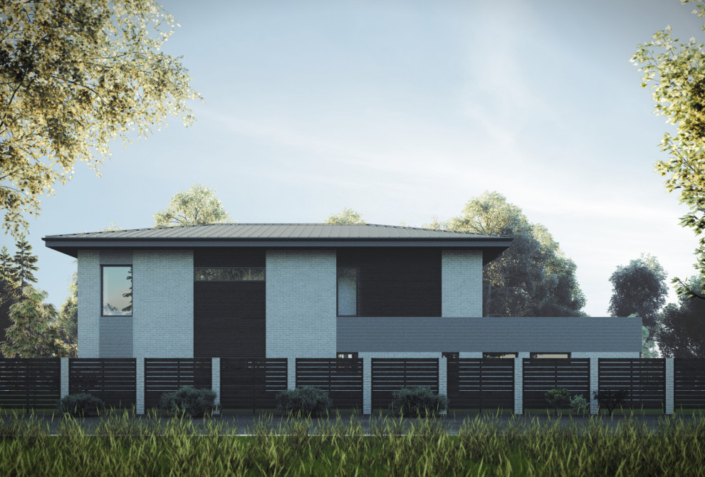 Обложка проекта: Загородный дом в стиле современный ар-деко