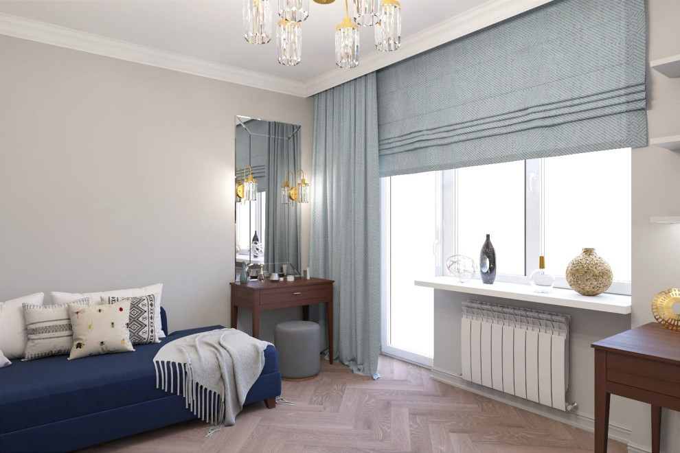 Двухкомнатная квартира рядом с видом на Аптекарский огород