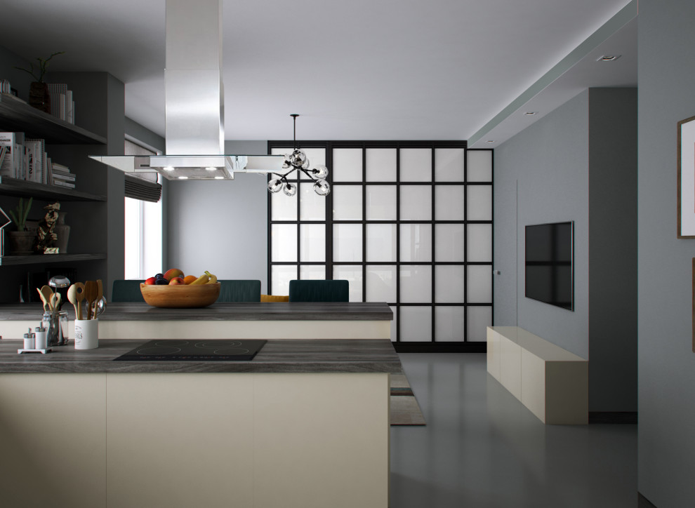 Обложка проекта: Квартира в современном стиле 60 м2