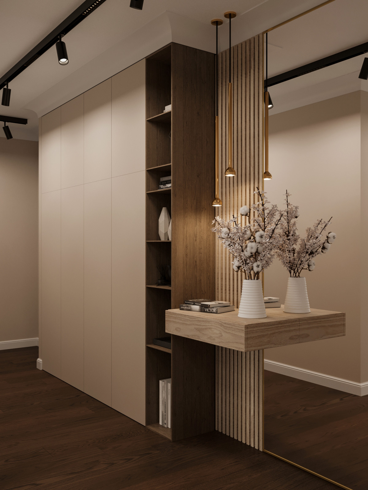 Дизайн проект 3-х комнатной квартиры "Зеленая роща"