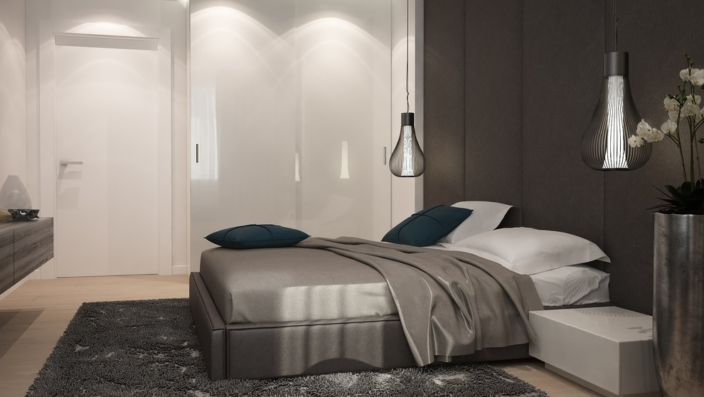 Квартира в спокойных тонах.