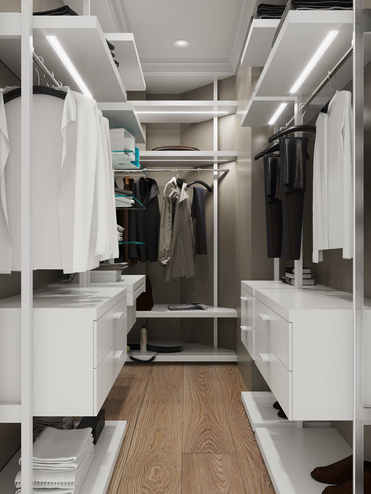 Двухуровневая квартира для пары со взрослым сыном