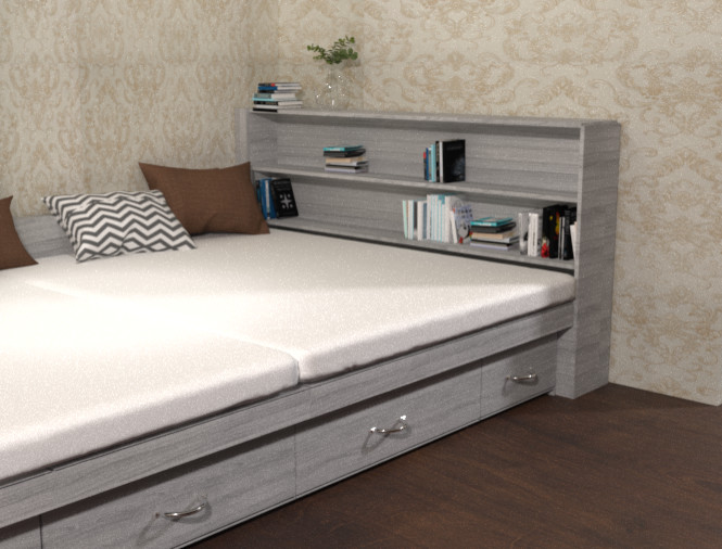 Обложка проекта: Визуализация тахты.