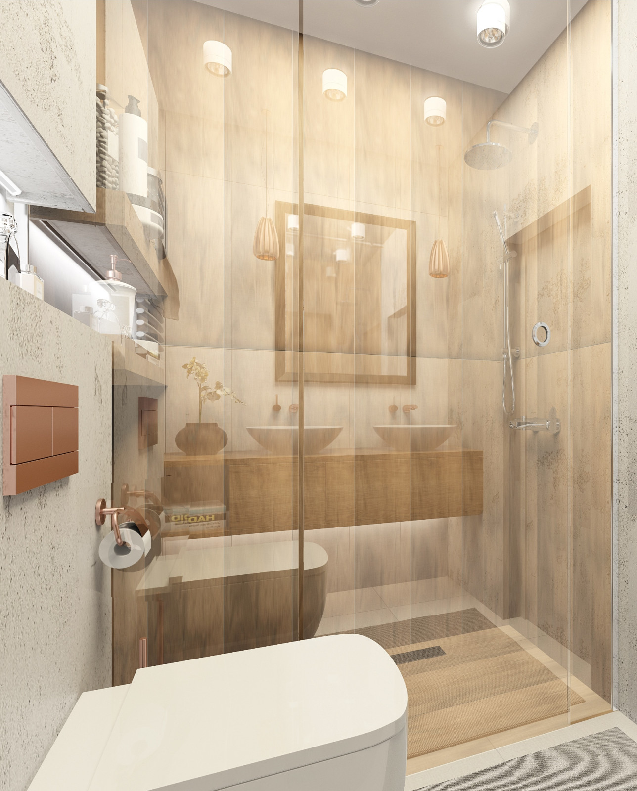 Санузел в современном стиле