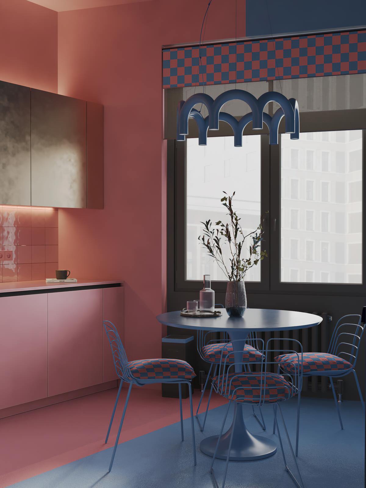 HÉ 210 // ЖК Серебряный фонтан, Москва, 91 м²