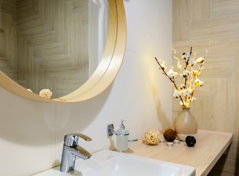 Легкий, расслабляющий интерьер в светлых тонах