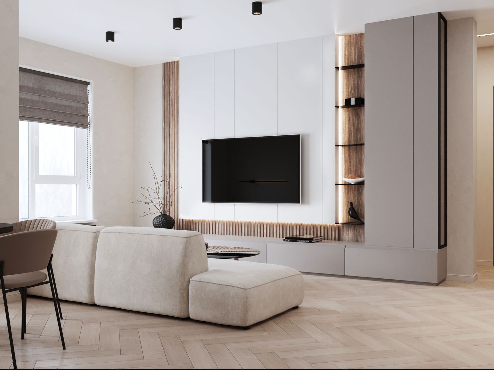 Жк "Салют" Кухня-гостиная