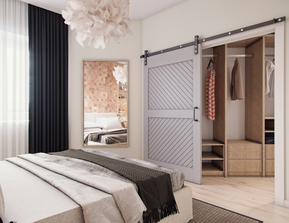 Квартира с элементами скандинавского стиля.