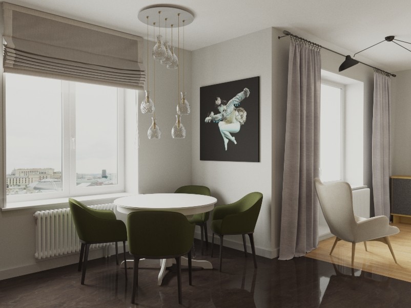 Квартира однокомнатная 40 кв.м