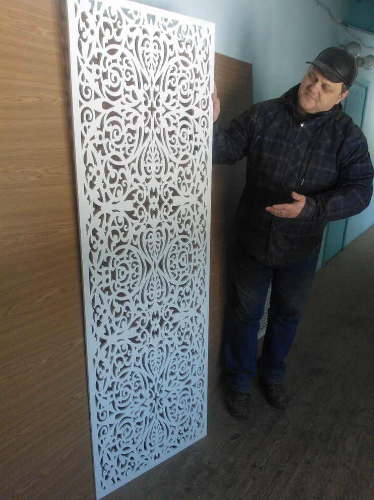 Перегородка резная из МДФ. Ажурная.