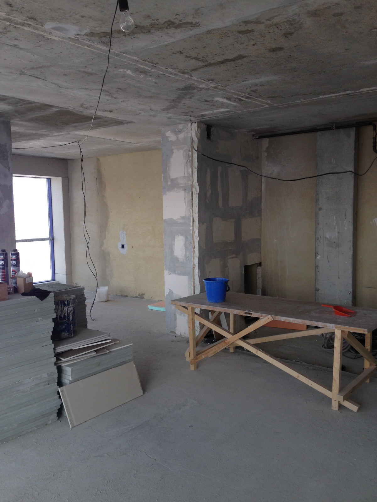 Квартира на 13 этаже  с витражным остеклением