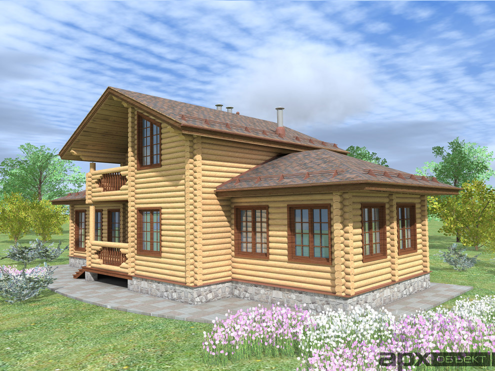 Баня с бассейном