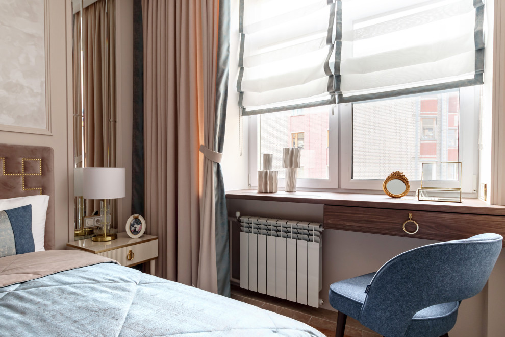 Квартира с элементами американской классики 59 кв. м