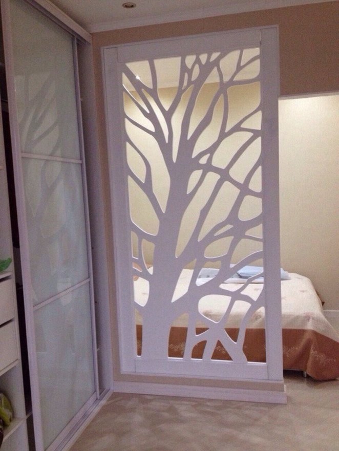 Перегородка резная из МДФ. Ажурная.