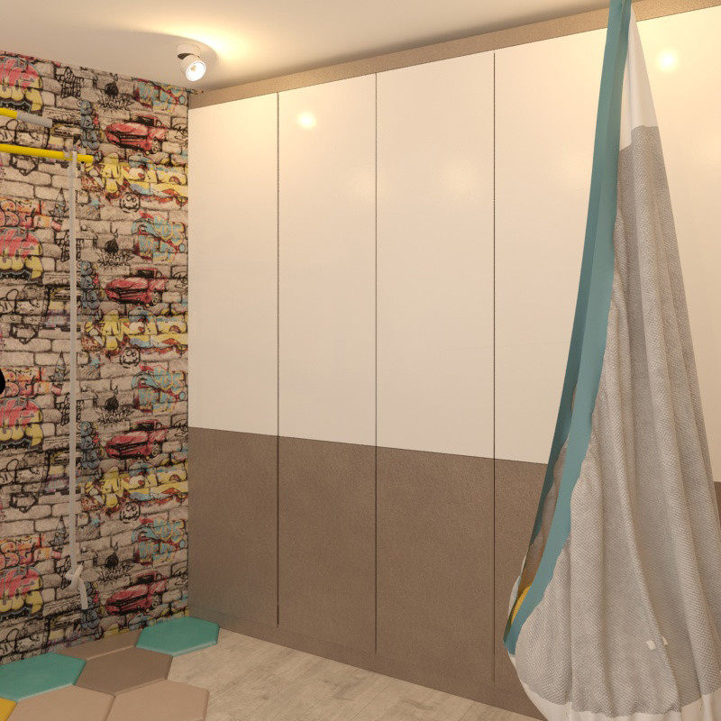 Обложка проекта: Дизайн интерьера трехкомнатной кваритры 122кв.м КУРКИНО