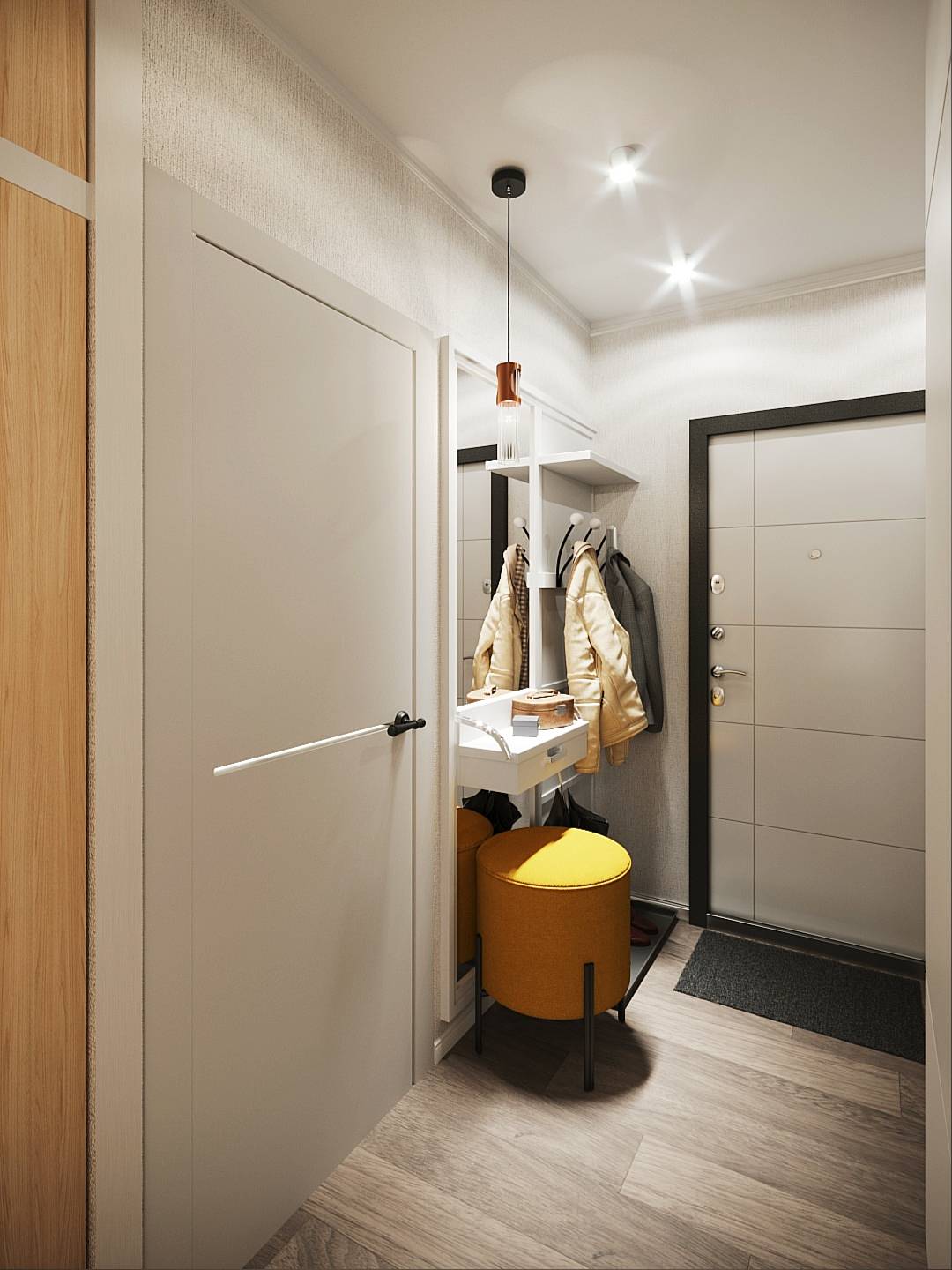 Компактная квартира студия 36.2 кв. м.