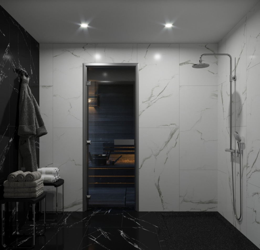 Баня в загородном доме в Можайском районе