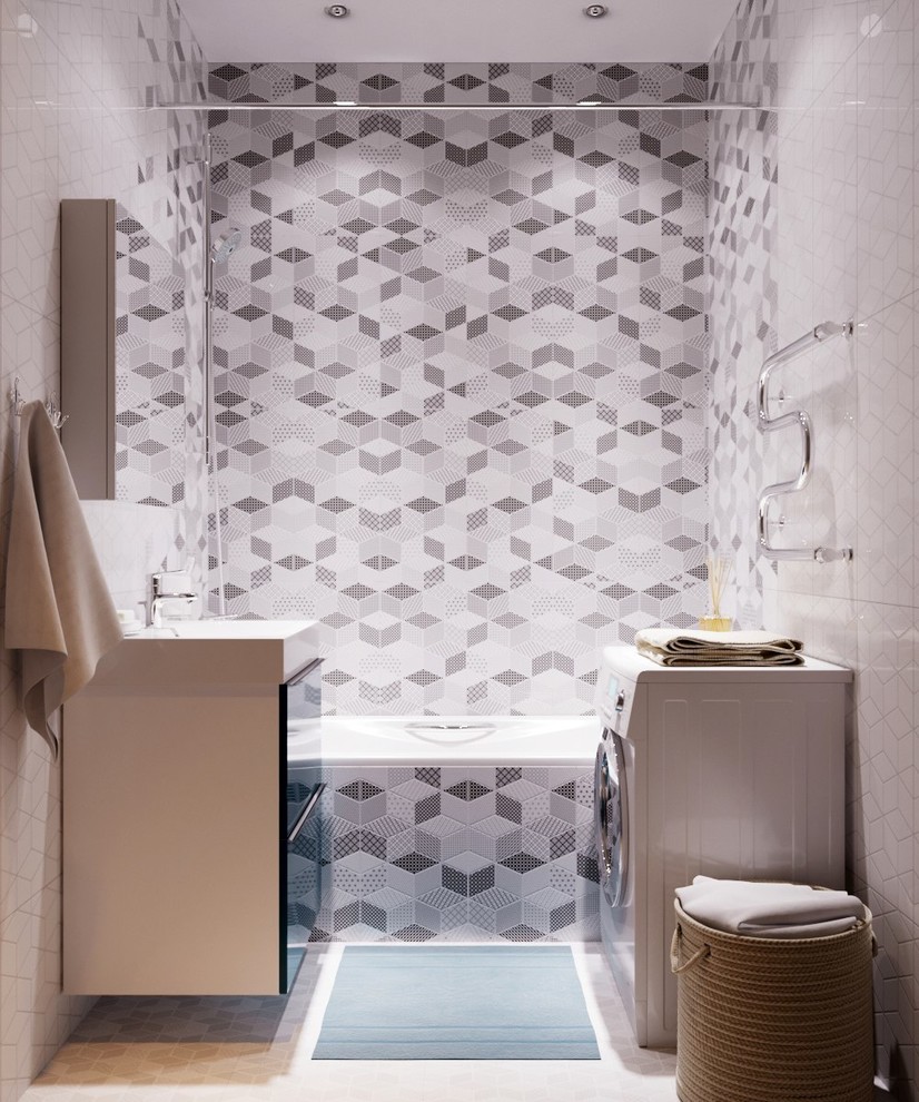 Ванная в скандинавском стиле