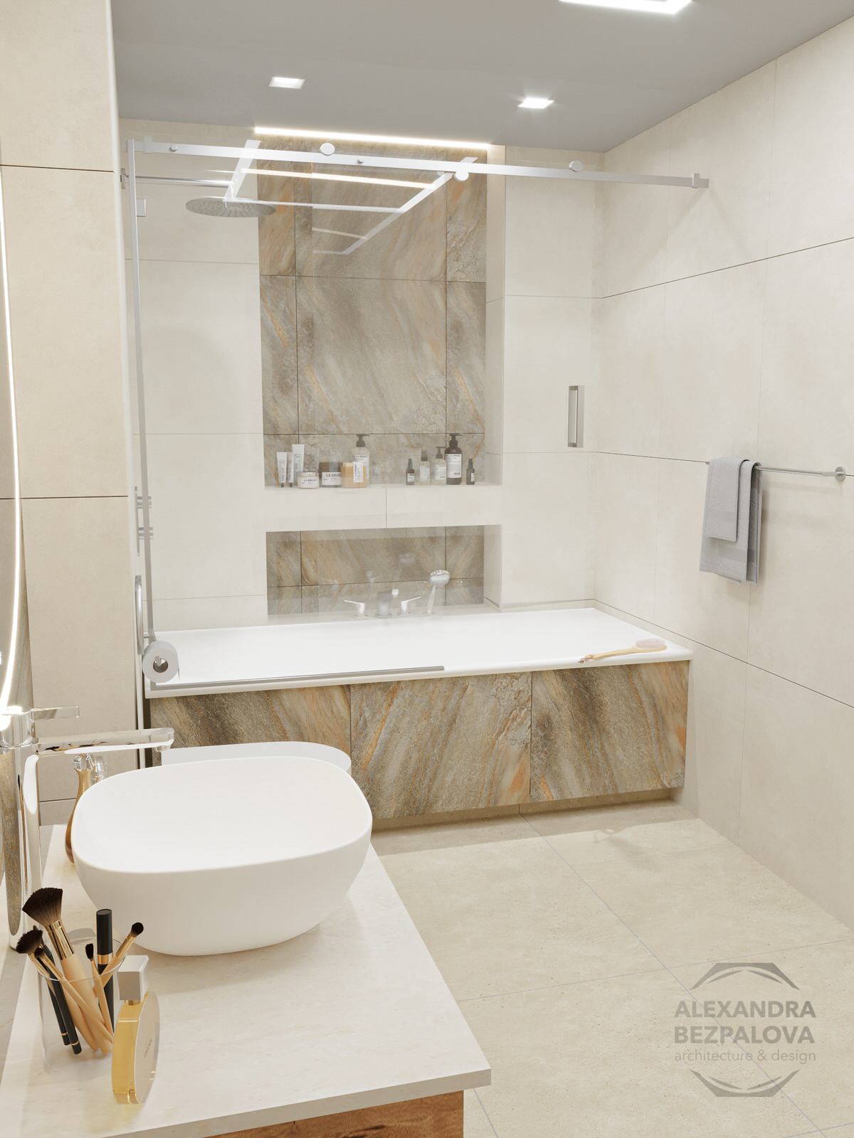 Дизайн проект квартиры на ул. Комсомольская г. Хабаровск