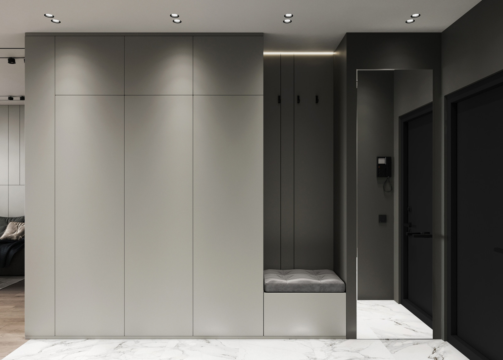 КВАРТИРА ДЛЯ ХОЛОСТЯКА 49 м2