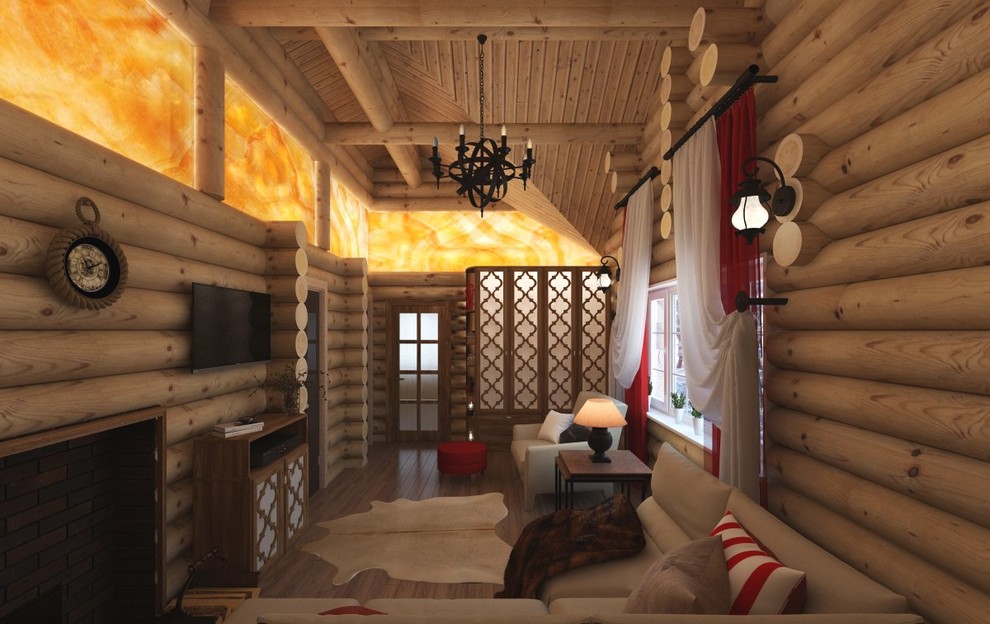 Гостевой дом с сауной для молодой пары, 41 кв.м.