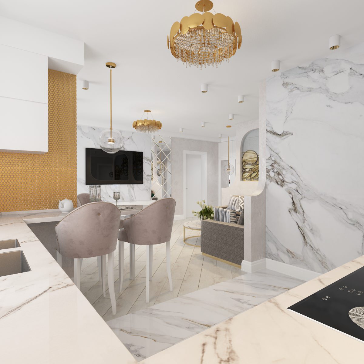 Дизайн-проект квартиры в ЖК «Культура»