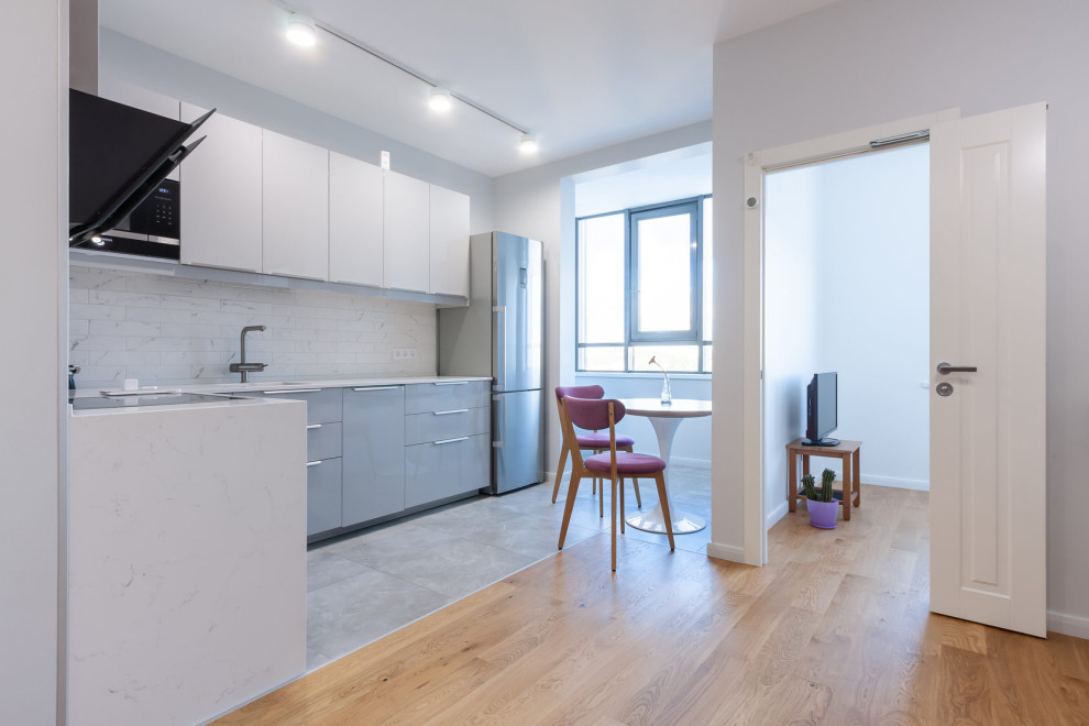 Обложка проекта: Ремонт и отделка 2-х комнатной квартиры под ключ в Спб в скандинавском стиле