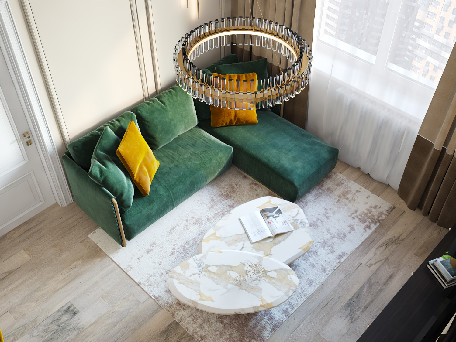 Дизайн проект квартиры в ЖК Тушино 2018