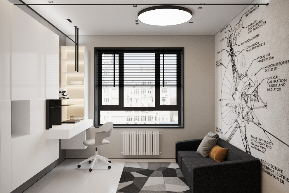 Квартира для семьи, которая любит природу и хоккей