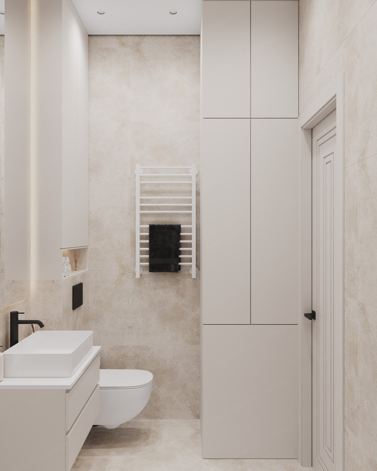 Дизайн проект 1 комнатной квартиры - ЖК Прокшино