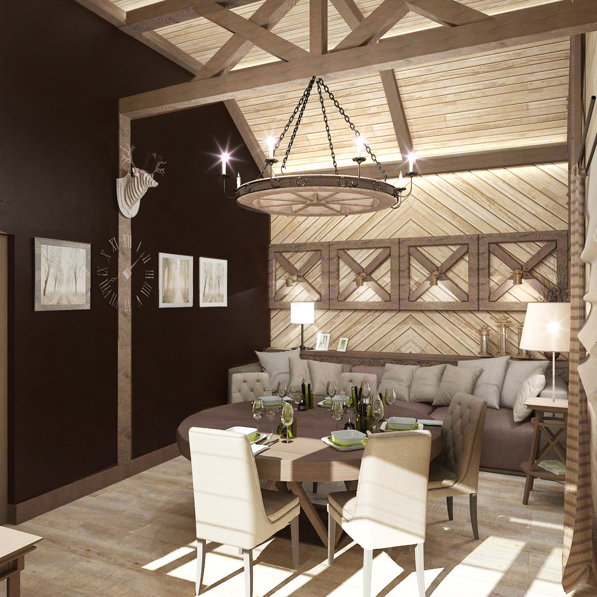 Интерьер банного комплекса