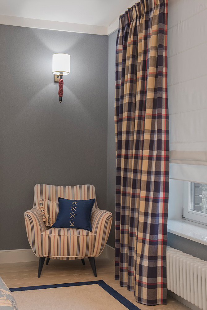 Спальня (оформление текстилем от Fabrin)