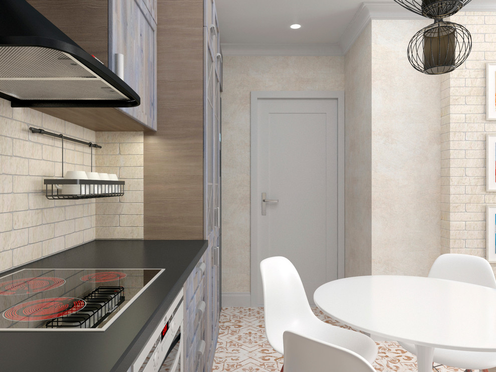 Квартира на Домашникова. Кухня-гостиная