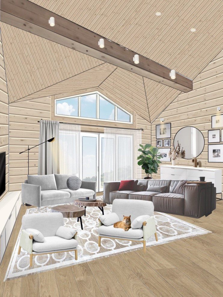 Обложка проекта: SUNWOOD | Интерьер дома из бруса ТСН "Солнечная поляна"