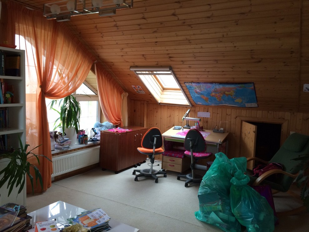 Реконструкция интерьера дома в Подмосковье.