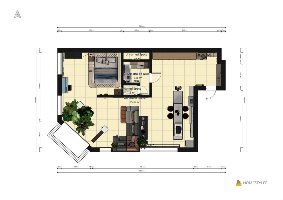 План интерьера квартиры